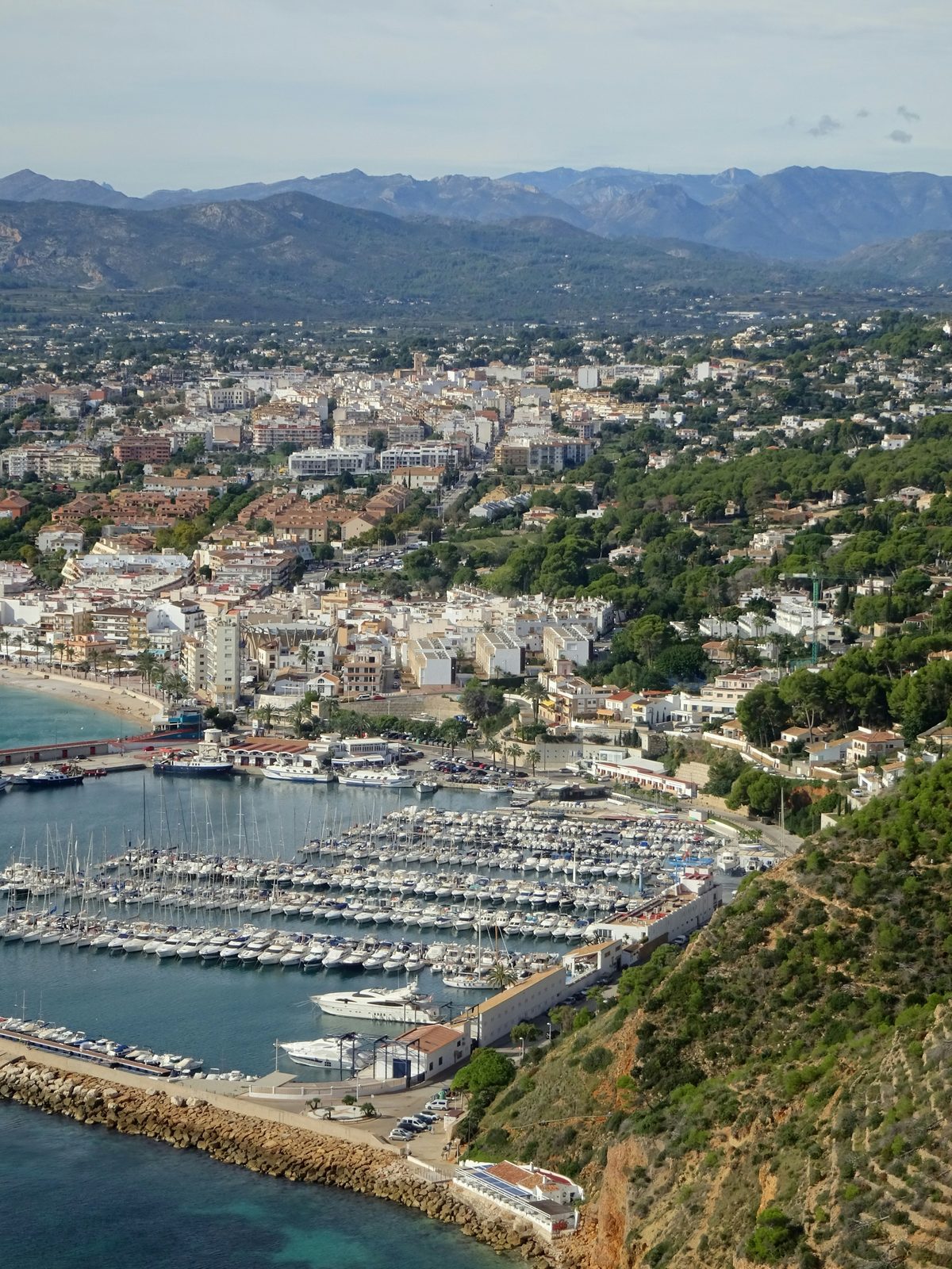 Jávea marina on the Costa Blanca