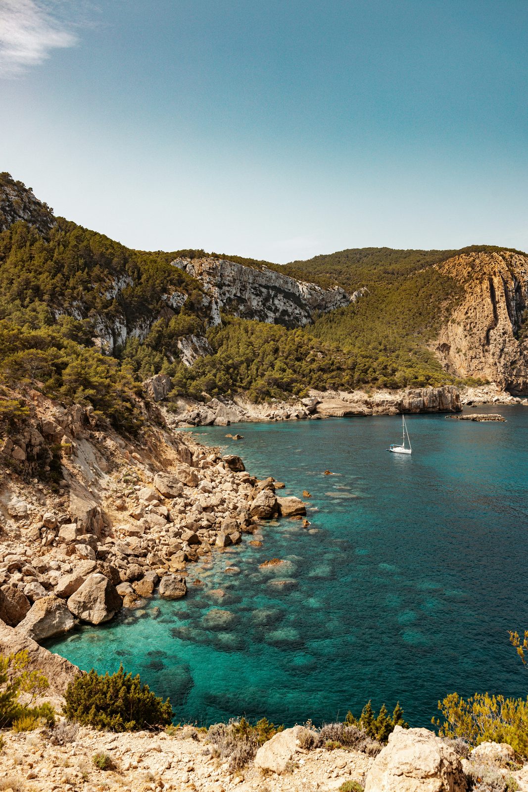 Secluded Mediterranean cove
